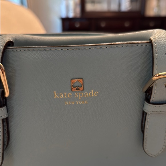 Kate Spade Blue Satchel with Silver Hardware - Picture 2 of 6